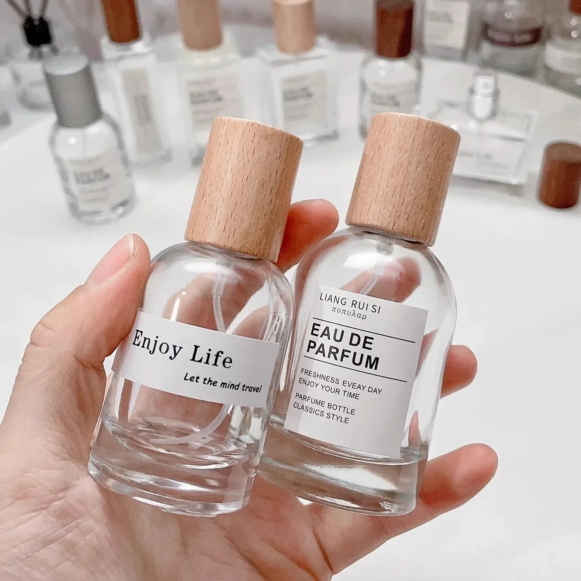 Misting Bottle Fine - 30/50ML Cam Parfüm Şişesi Sprey Şişesi