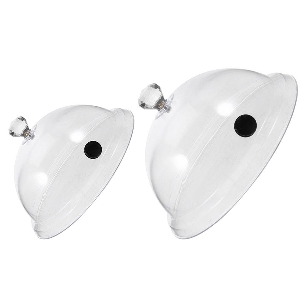 2 Adet Şeffaf Akrilik Yiyecek  - Plastic Dome Clear incelemesi ve fiyatı